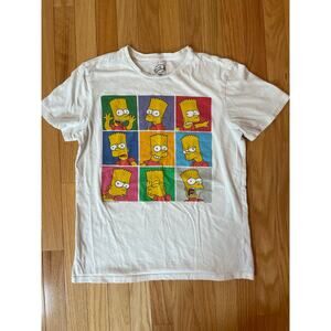The Simpsons Freeze‎ Bart Simpson Cotton T-Shirt Size S